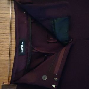 Purple Express extreme stretch skinny high rise 8L pants